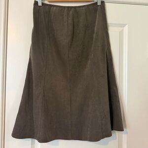 J. Jill Chocolate brown A-Line Skirt
